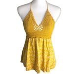 Women's Embroidered Crochet Aztec Print Peplum Top Photo 29