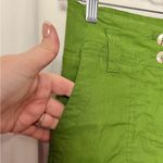 Maeve  x Anthropologie Green High Rise Linen Blend Naomi Pants Size 0 Photo 8