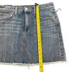 joe's jeans NWT  Sz 26 Women High-Rise Blue Jean Denim Skirt Distressed Frayed NEW Photo 5