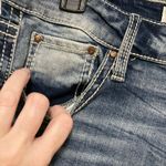 Daytrip Medium Wash Virgo Bootcut Distressed Denim Jeans Photo 6