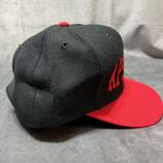 Vintage Apsaroke Snapback Hat Crow Native American Black‎ Red Otto Cap Black Photo 2