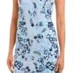 Donna Ricco NWT  Blue Mid Length Floral Lace Dress Photo 0