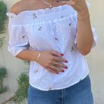 Bleuh Ciel off the shoulder Boho blouse Photo 0