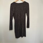 Three Hearts Three Pink Hearts Long Sleeve Side Knot Dress Black Sparkle Junior's Size XL Photo 5