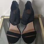 Torrid NWT black covered lace tapered heels size 9w Photo 1