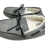 Nordstrom Rack Slippers Womens Size Small Faux Fur Gray Slip On Style Photo 0