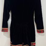 Jessica McClintock VTG  black velvet holiday dress size 8 Photo 8