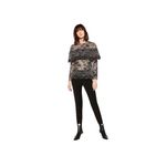 ZARA black Lace floral Frill long sleeves Whimsigoth grunge Blouse S Photo 8
