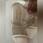 Lulus NWOB  Elegant White Rhinestone Heels Photo 5
