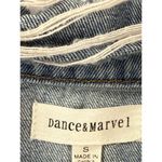 Dance & Marvel Womens Distressed Cropped Denim Jacket S Photo 1
