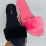 Pink Fur Sandal Photo 4