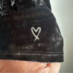 Victoria's Secret NWT VICTORIA’S SECRET Black Crushed Velvet Bodysuit Women’s M/L long sleeve sexy Photo 8