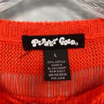 Planet Gold  Shredded Dolman Open Kit Crop Sweater Photo 6