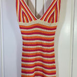 Princess Polly  Pareem Mini Dress US 4‎ Crochet Stripe Sexy Cottagecore Knitwear Photo 0