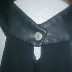 Yigal Azrouël NY 2 Silk Halter Tunic Top in Black White Evening Photo 2