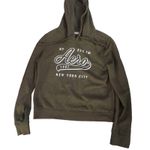 Aeropostale Green Long Sleeve Logo Hoodie M Winter Casual Comfy Classic Preppy Photo 2