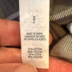 Aerie Green Plaid Button Down Shirt Photo 6