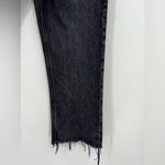 Evereve Everlane The 90’s Cheeky Jean Cropped Ankle Raw Hem Frayed Edge Black Gray 27 Photo 12