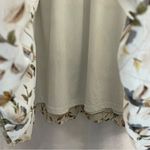 Hayden Floral Midi Skirt - Cream and Brown Boho Small Photo 3