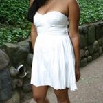 Urban Outfitters Strapless White Dress Photo 0