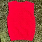 Ralph Lauren red  polo argyle sweater vest Photo 2