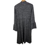 Soft Surroundings Duster Cardigan Large Gray Bell Sleeve Open Front Soft Comfy Photo 3