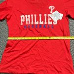 New Era‎ Genuine Merchandise Womens Red Phillies Baseball Tee Size L NWT Size L Photo 5