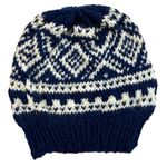 Penn State Nittany Lions Beanie Knit Hat Cap Retro Handmade PSU Old School Football Blue Photo 1