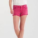 7 For All Mankind Hot Pink Jean Shorts Photo 5