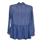 American Eagle Womens Baby Doll Top Chambray XSmall Jegging Fit Photo 2