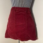 Mossimo Supply Co Red Corduroy A line skirt Photo 1