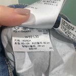 Levi's  Women's 721 High Rise Skinny Jeans Blue Size 32 Raw Hem Photo 6