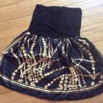 Black and Gold Tube Top Tunic Size undefined Photo 0