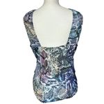 New Monif C Swimsuit w/Cover Up Plus Size 1X Havana Bandage Purple Snake Print Photo 2