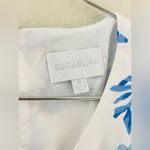 Sugar Lips  Antoinette Blue Floral Balloon Sleeve Derby Dress SIZE MED Photo 9