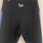 Victoria's Secret PINK High Waist Yoga Full Length Leggings Black Striped Photo 3