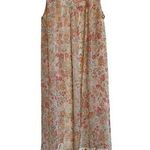 Jack by BB Dakota Jack Women‎ Long Sheer Floral Cardigan Medium Polyester/Crochet Lace Beach Cover Photo 0