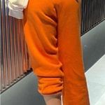 PINK - Victoria's Secret Y2K Victoria's Secret PINK Size M Favorite Sweats Cropped Joggers Logo Orange Photo 2