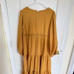 Rachel Parcell  Textured Yellow Tiered Maxi Dress Photo 5