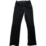 Levi's Jeans Womens 8 Black Classic Straight Stretch Denim Mid Rise Pants Photo 2