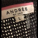 Andrée 108. Andree by Unit Distressed V Neck Raw Hemline Sweater Photo 5