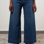 The Great . The Seafair Jean Ultrahigh Wide Leg Jean Blue Grass Wash 26 Photo 1