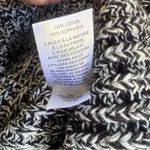 Caslon Black Ivory Marbled Oversized Mock Neck Pullover Sweater Size XS Photo 4