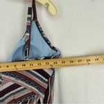 H&M  Striped Boho One Piece Swimsuit Womens 12 Multi Photo 6