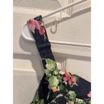 Old Navy Old Navy Jumpsuit Womens Sleeveless Blue Floral Size Large Linen Blend Photo 7