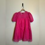 English Factory English‎ Factory Gridded Puff Sleeve Mini Dress Photo 1