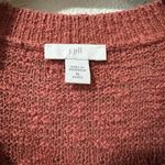 J.‎ Jill Size XL Petite Short Sleeve Top Pullover Open Knit Sweater Beach Boho Pink Photo 4