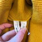 NEW Moth x Anthropologie Mustard Yellow Turtleneck Slouchy Sweater Size M Size M Photo 2