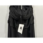 Tadashi Shoji  Keyhole Halter Jumpsuit in Black Style 7804 Large L New Photo 5