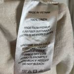 Quince  Women's Cream Relaxed-fit Linen Pants Size Large coastal chic Photo 6